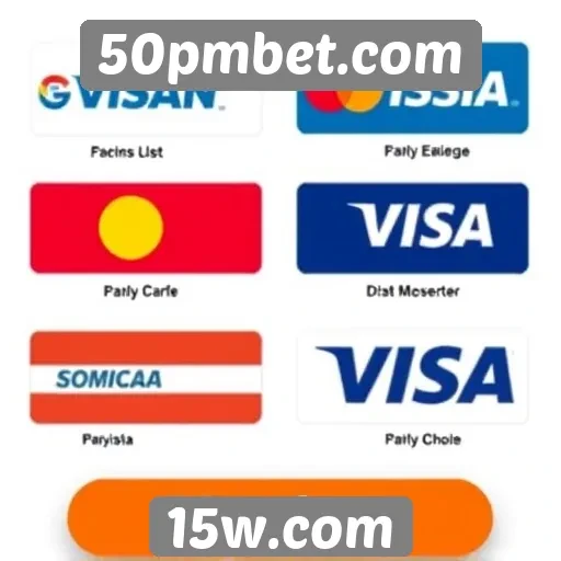 Métodos de pagamento disponíveis no 50pmbet